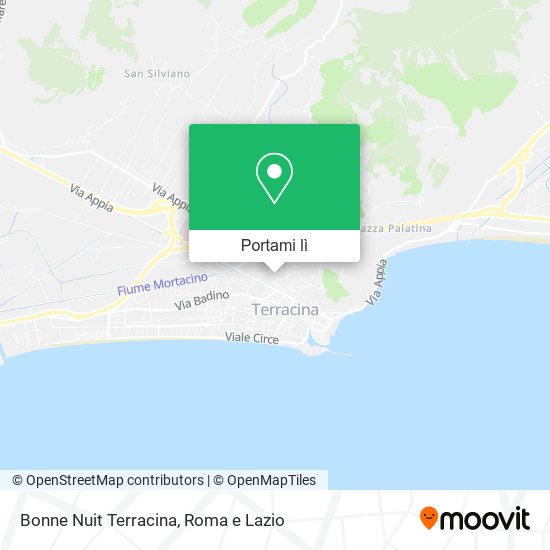 Mappa Bonne Nuit Terracina