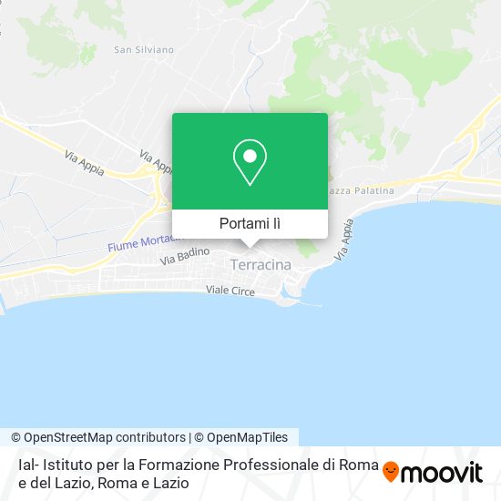 Mappa Ial- Istituto per la Formazione Professionale di Roma e del Lazio