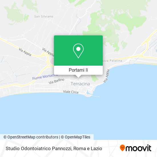 Mappa Studio Odontoiatrico Pannozzi