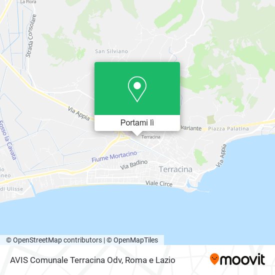 Mappa AVIS Comunale Terracina Odv