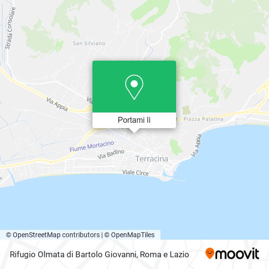 Mappa Rifugio Olmata di Bartolo Giovanni