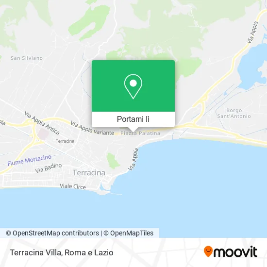 Mappa Terracina Villa