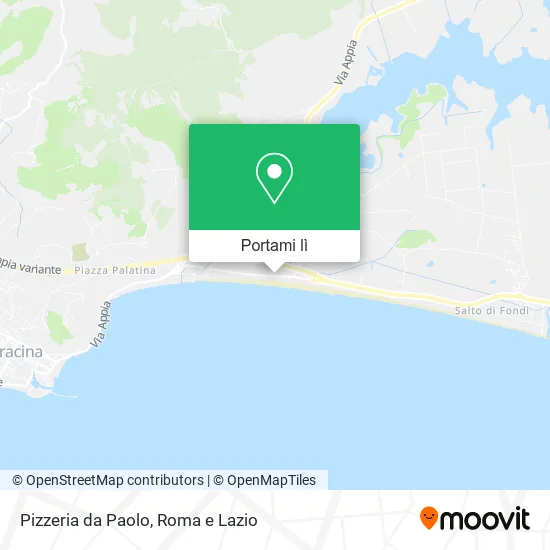 Mappa Pizzeria da Paolo