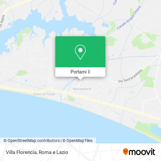 Mappa Villa Florencia