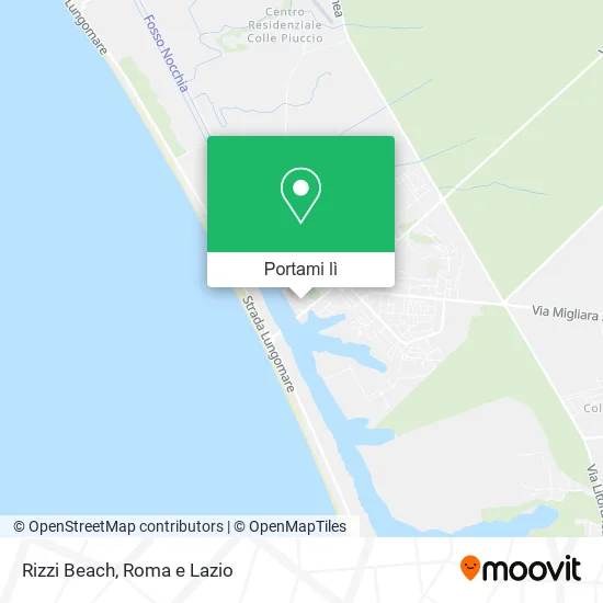 Mappa Rizzi Beach