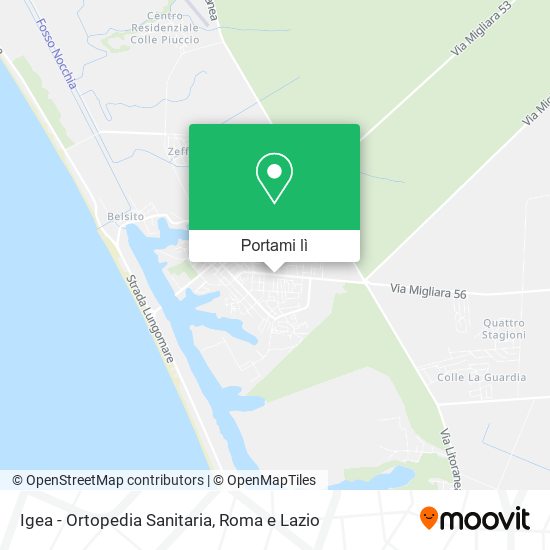 Mappa Igea - Ortopedia Sanitaria