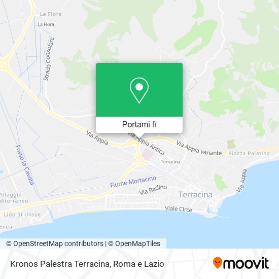 Mappa Kronos Palestra Terracina