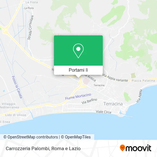 Mappa Carrozzeria Palombi