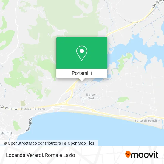 Mappa Locanda Verardi