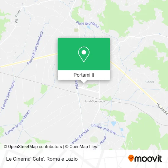 Mappa Le Cinema' Cafe'