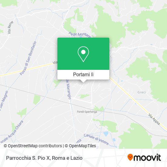 Mappa Parrocchia S. Pio X