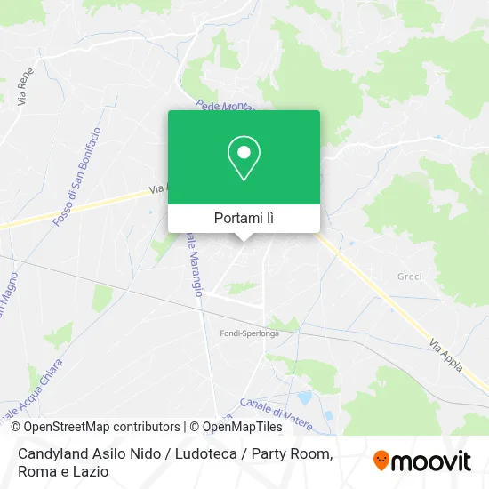 Mappa Candyland Asilo Nido / Ludoteca / Party Room