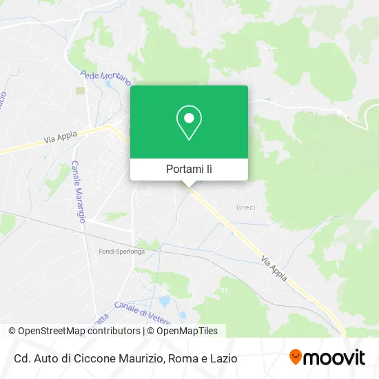 Mappa Cd. Auto di Ciccone Maurizio