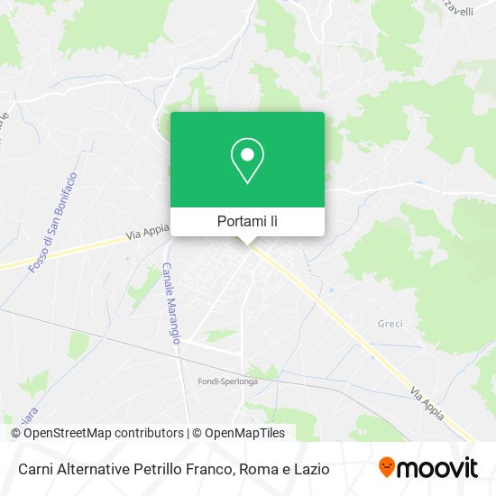 Mappa Carni Alternative Petrillo Franco