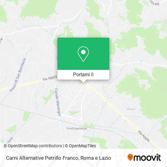 Mappa Carni Alternative Petrillo Franco