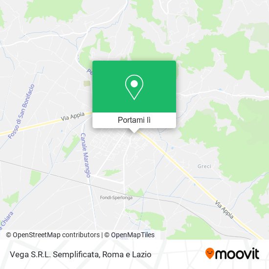 Mappa Vega S.R.L. Semplificata