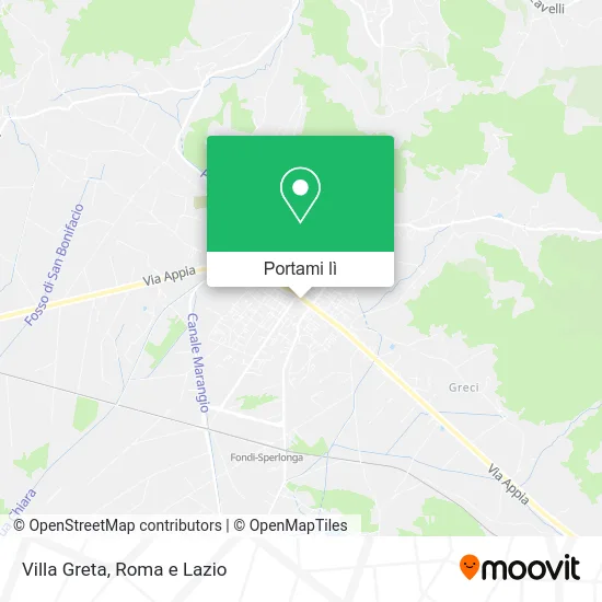 Mappa Villa Greta