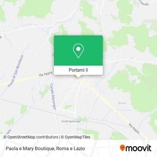 Mappa Paola e Mary Boutique