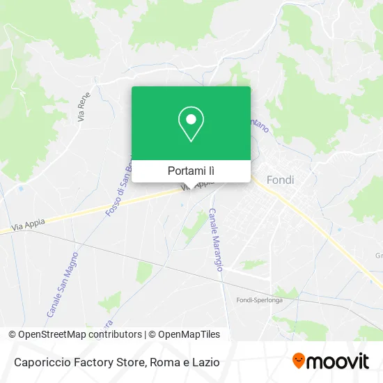Mappa Caporiccio Factory Store