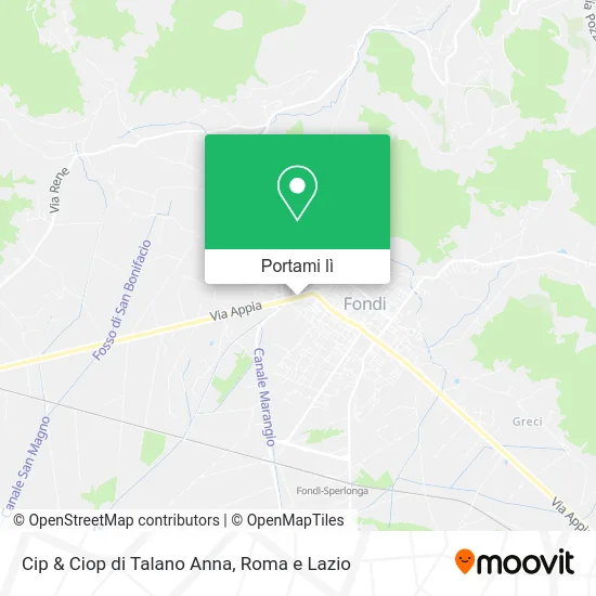 Mappa Cip & Ciop di Talano Anna