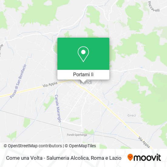 Mappa Come una Volta - Salumeria Alcolica