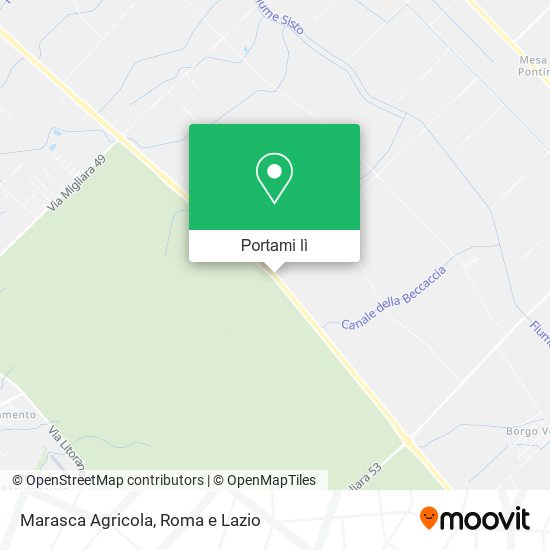 Mappa Marasca Agricola