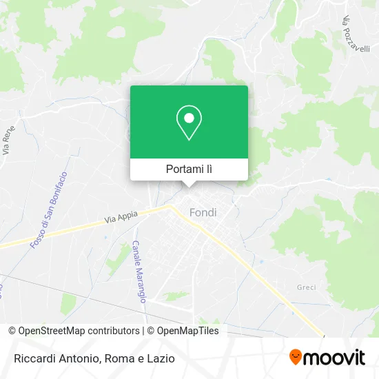 Mappa Riccardi Antonio