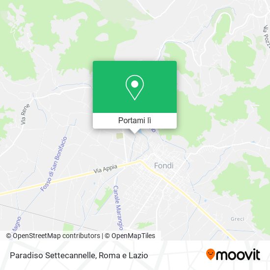 Mappa Paradiso Settecannelle