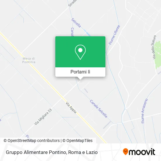 Mappa Gruppo Alimentare Pontino