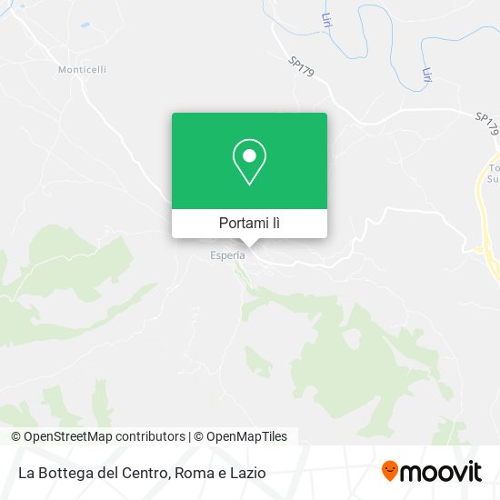 Mappa La Bottega del Centro