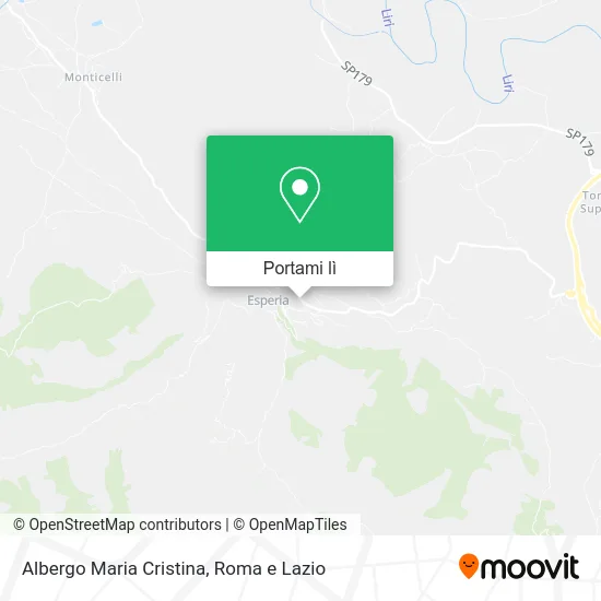 Mappa Albergo Maria Cristina