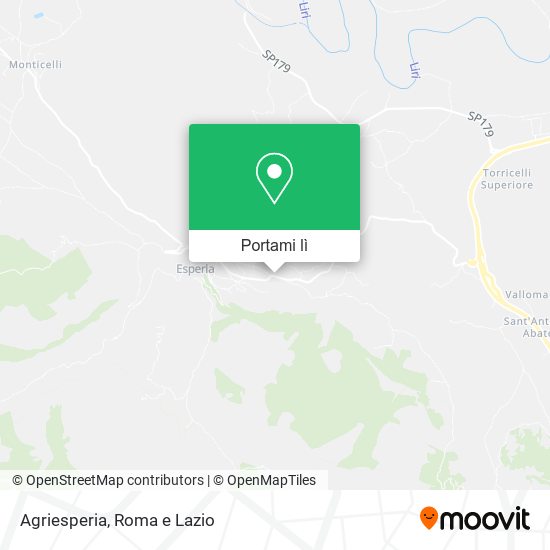 Mappa Agriesperia