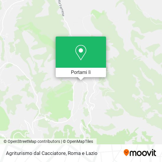 Mappa Agriturismo dal Cacciatore