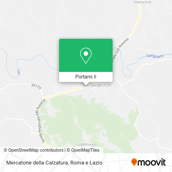 Mappa Mercatone della Calzatura