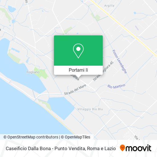 Mappa Caseificio Dalla Bona - Punto Vendita