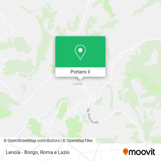 Mappa Lenola - Borgo