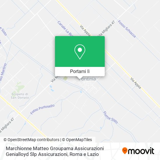 Mappa Marchionne Matteo Groupama Assicurazioni Genialloyd Slp Assicurazioni