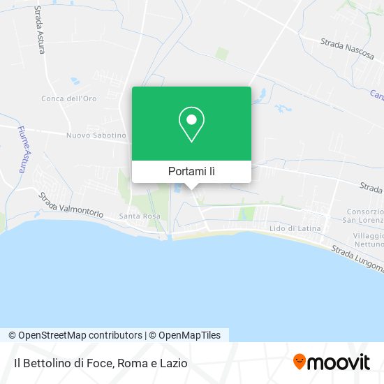 Mappa Il Bettolino di Foce