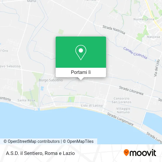 Mappa A.S.D. il Sentiero