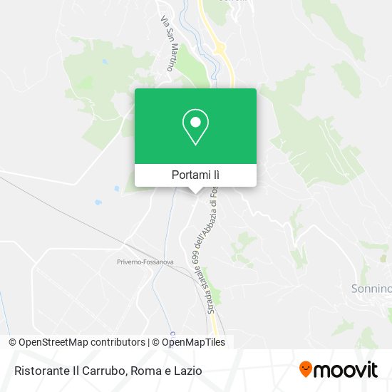 Mappa Ristorante Il Carrubo