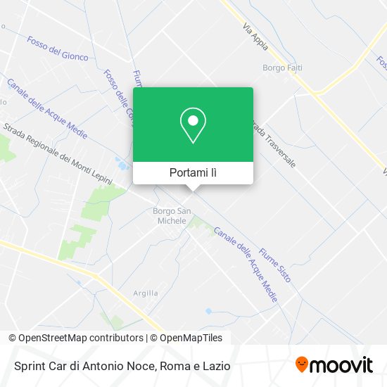 Mappa Sprint Car di Antonio Noce