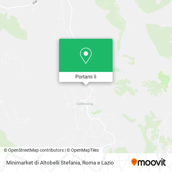 Mappa Minimarket di Altobelli Stefania