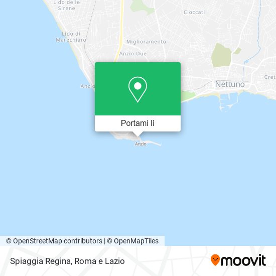 Mappa Spiaggia Regina