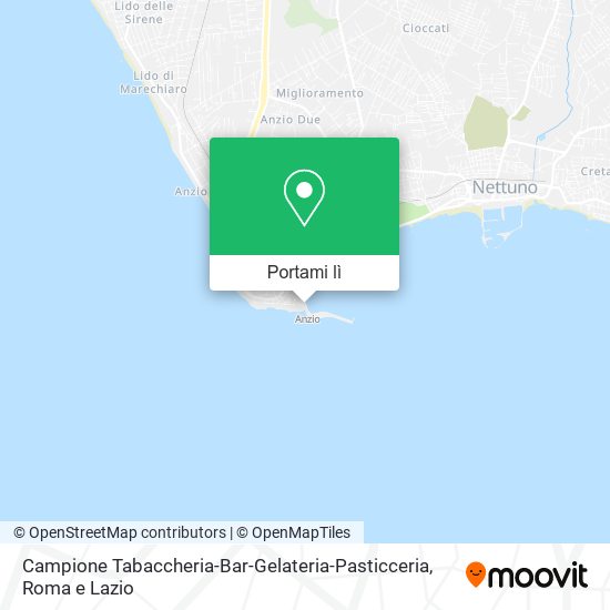 Mappa Campione Tabaccheria-Bar-Gelateria-Pasticceria
