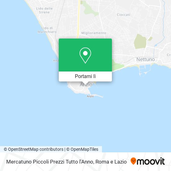 Mappa Mercatuno Piccoli Prezzi Tutto l'Anno