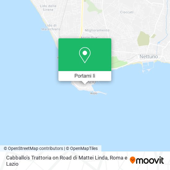 Mappa Cabballo's Trattoria on Road di Mattei Linda