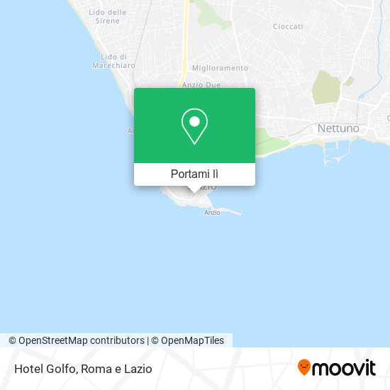 Mappa Hotel Golfo