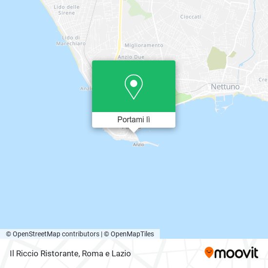 Mappa Il Riccio Ristorante