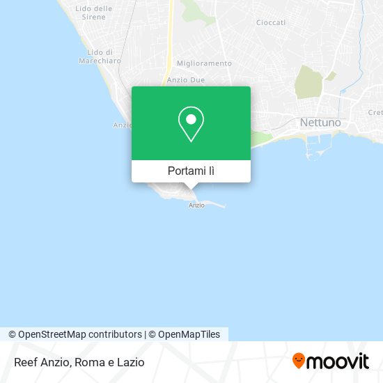 Mappa Reef Anzio