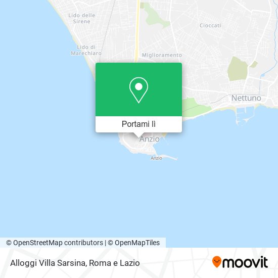 Mappa Alloggi Villa Sarsina